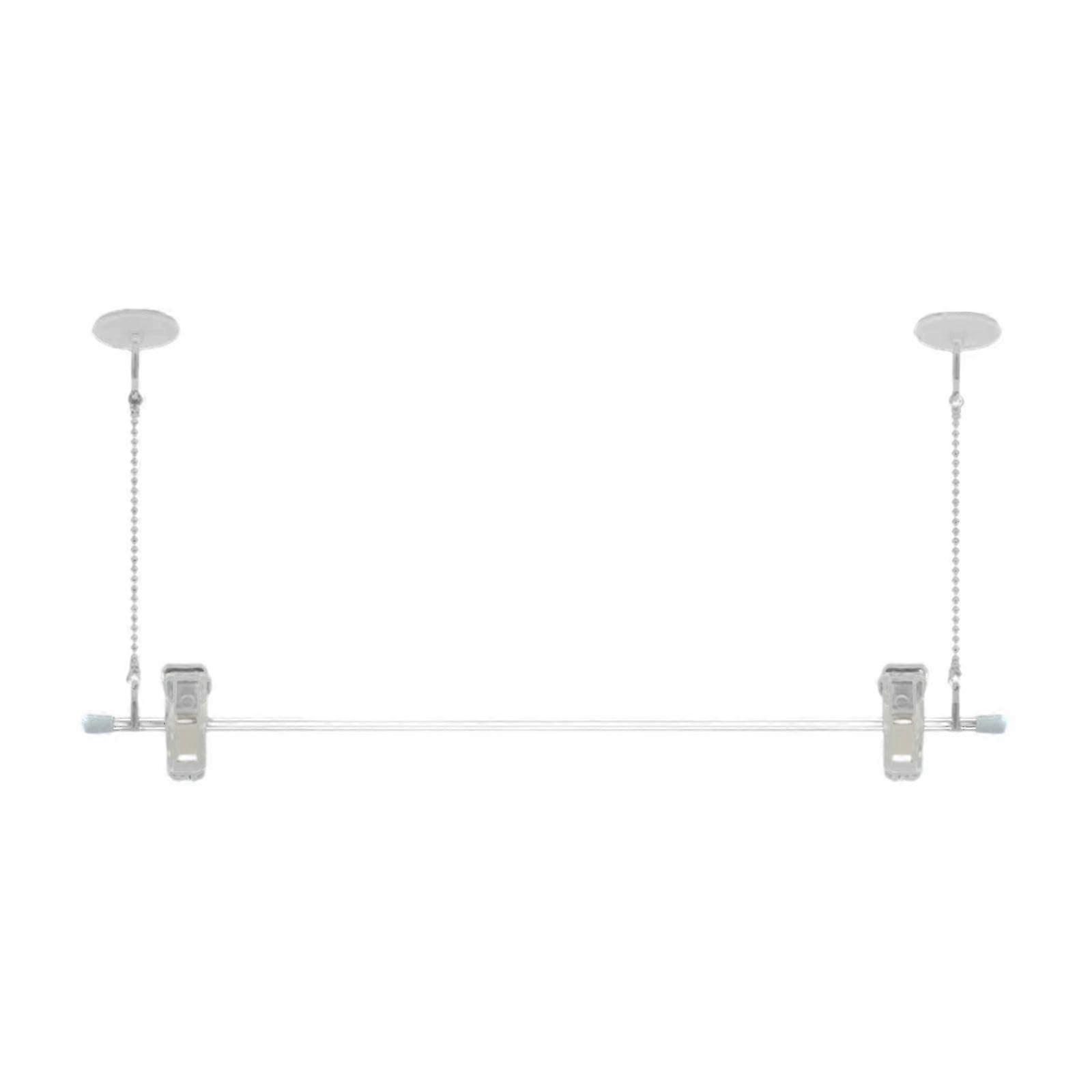 Skylthängare i tak med tavelkrokar, stöd för utomhusbanderoller för öppna skyltar, justerbart takfäste