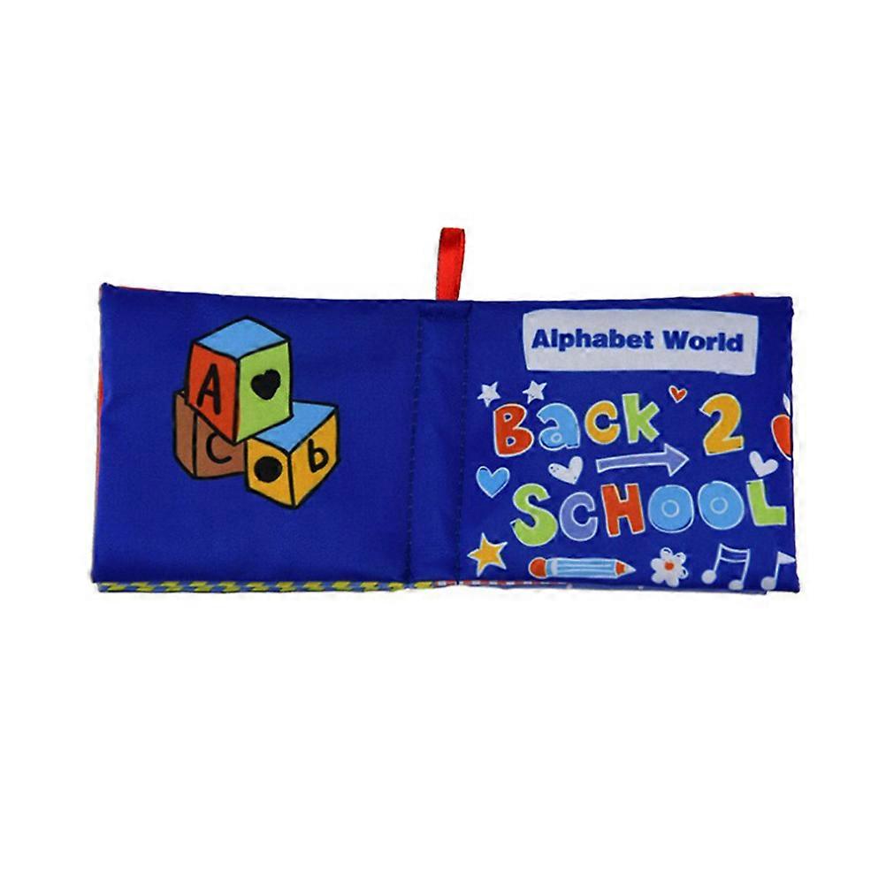 Infant Learning Books Baby's First Cloth Book Set for Educational Use 6Pcs