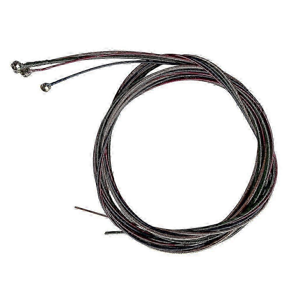 4 String Electric Bass String Set Guitar Bass Strings Colorful Guitar Strings Replacement Hwy
