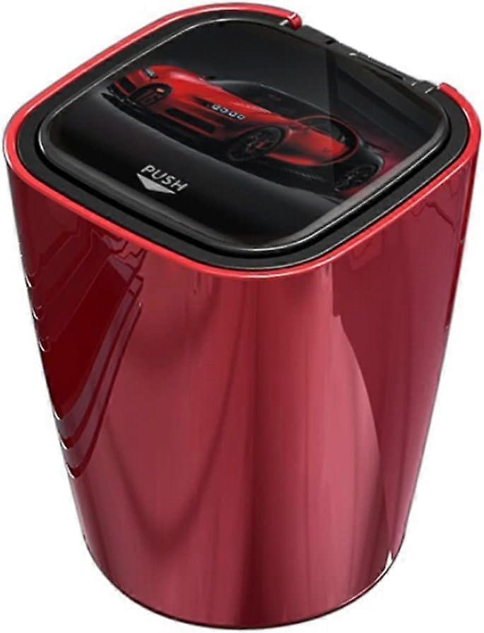 Car Ashtrays With Lid, Flame Retardant, Smell Proof, Red