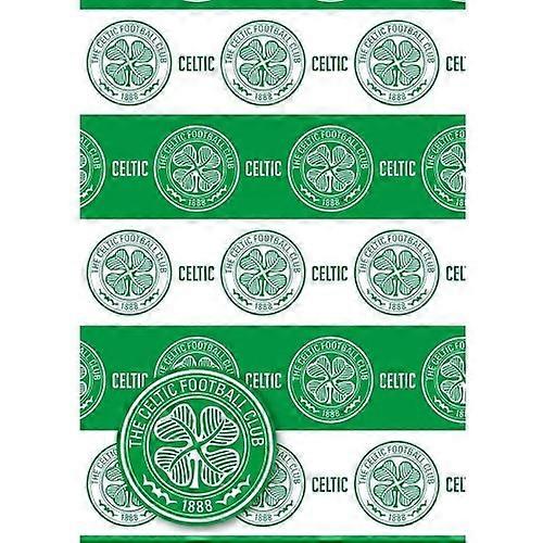 Celtic FC Text Gift Wrap Sheets