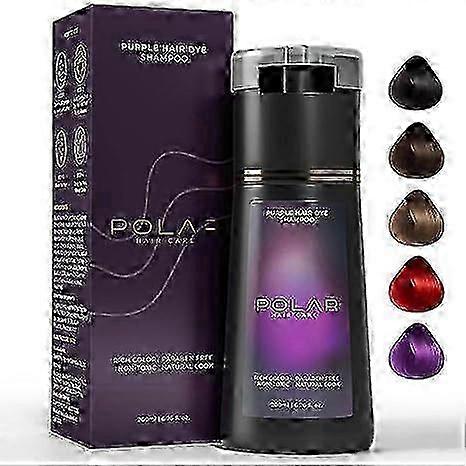 2025 Shampooing colorant pour cheveux, shampooing colorant pour cheveux polaires, shampooing colorant instantané pour soins capillaires polaires, sham