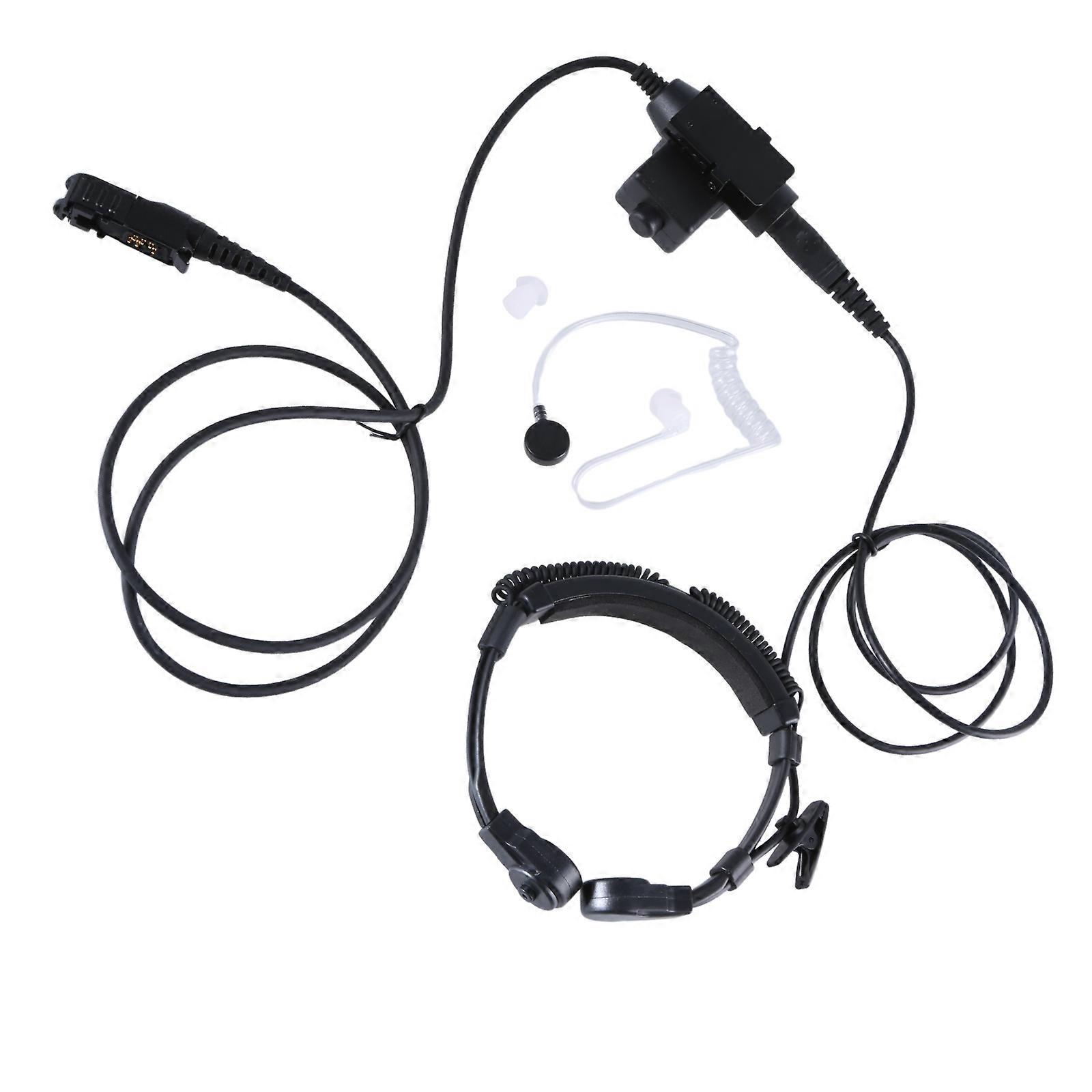 Air Acoustics Tube Earpiece Throat Mic Air Tube Earpiece Headsets PTT Mic  Adapter for P6600 MTP3150