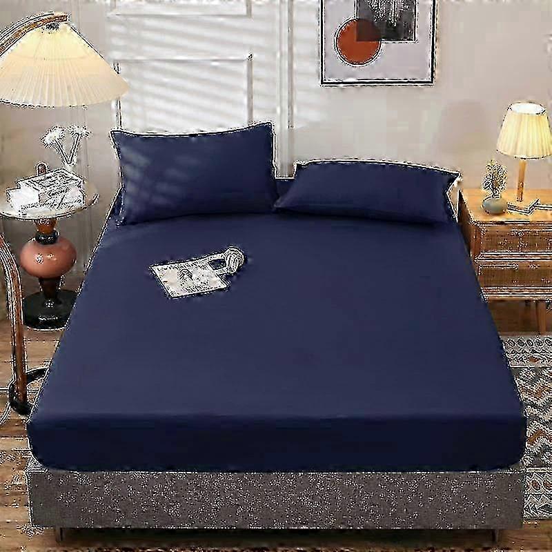 2025 Elastic Band Fitted Sheets in Single Double King Queen Sizes for High Quality Mattress Covers 90/120/150/180cm Fit Sheets