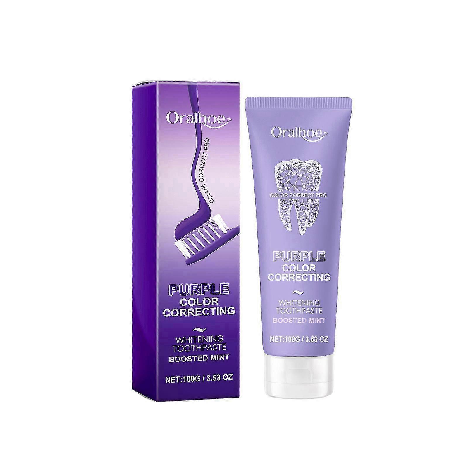 Purple Color Correcting Whitening Toothpaste