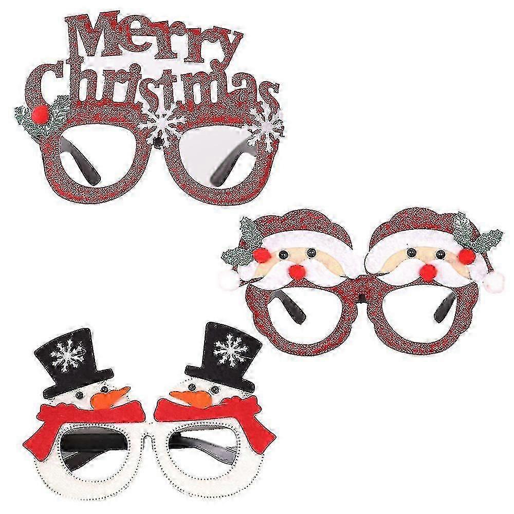クリスマスメガネフレームクリスマスパーティー写真小道具ドレスアップアクセサリー