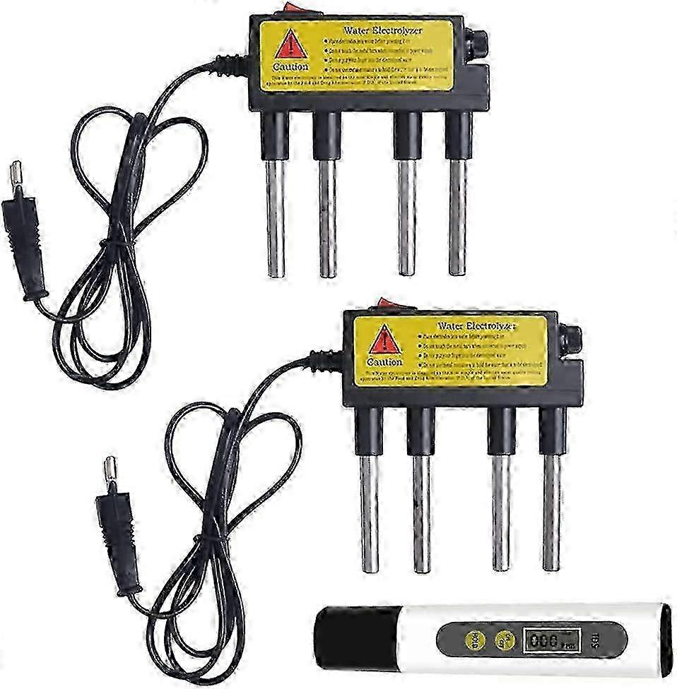 Water Electrolyzer Electrolysis Test, Portable Water Quality Tester Lightweight Water Impurity Monitor Electrolyzer Test Monitor
