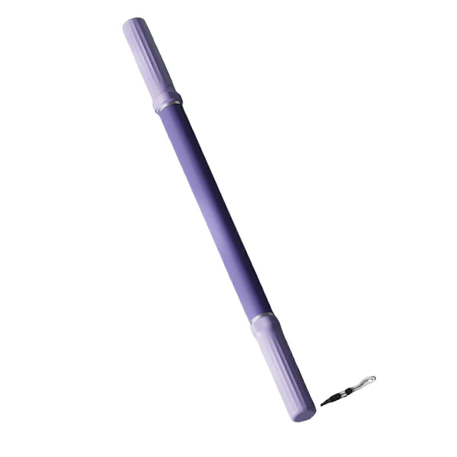 Practical Fitness Roller For Full Body Muscle Relaxation Features Antislip Handle Design Gym Muscle Massage Stick Tool  Purple
