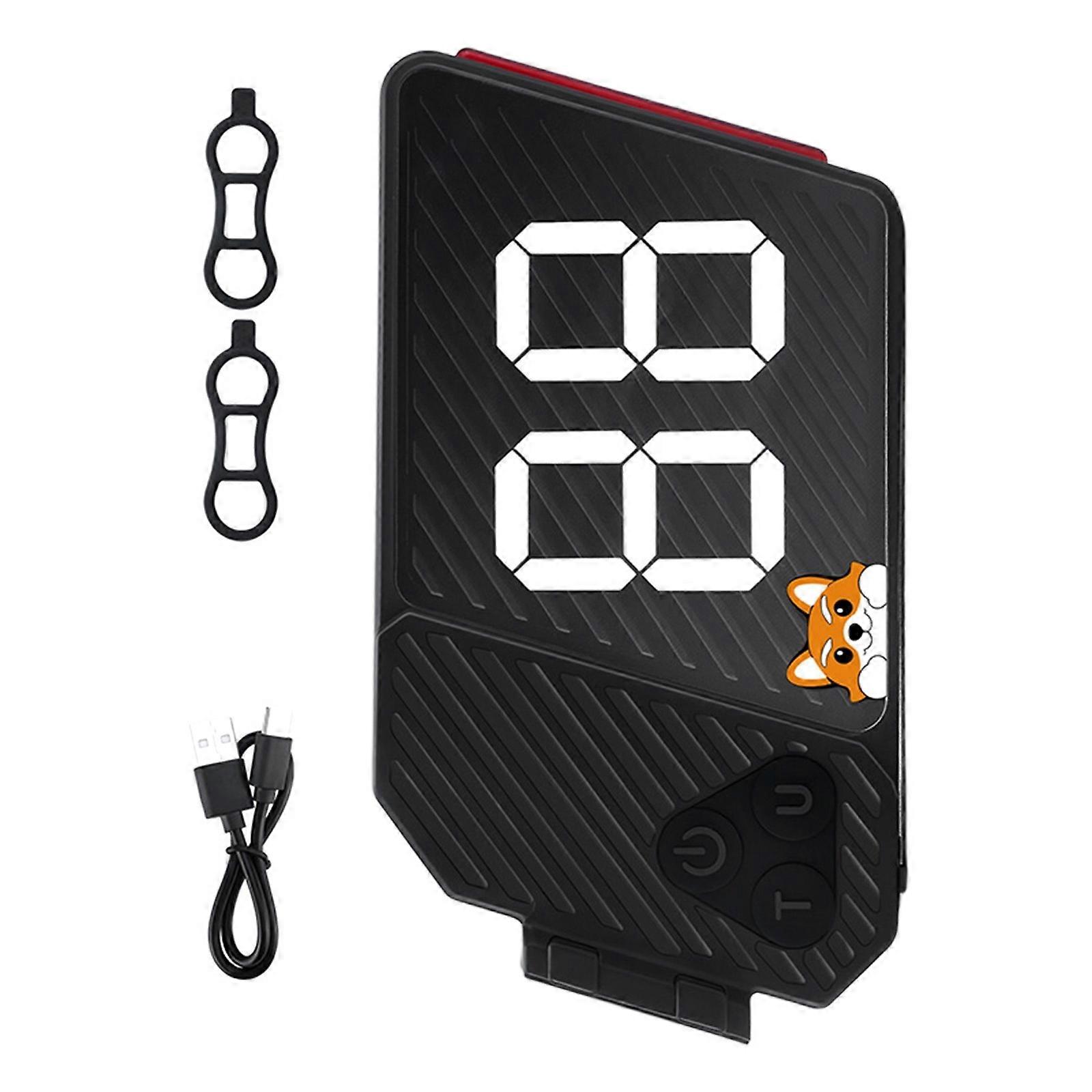 Night Cycling Warning Light 0 99 Digital Display Panel 3 Manner Modifiable Lighting Permanent ABS+PP Substance Multicolor