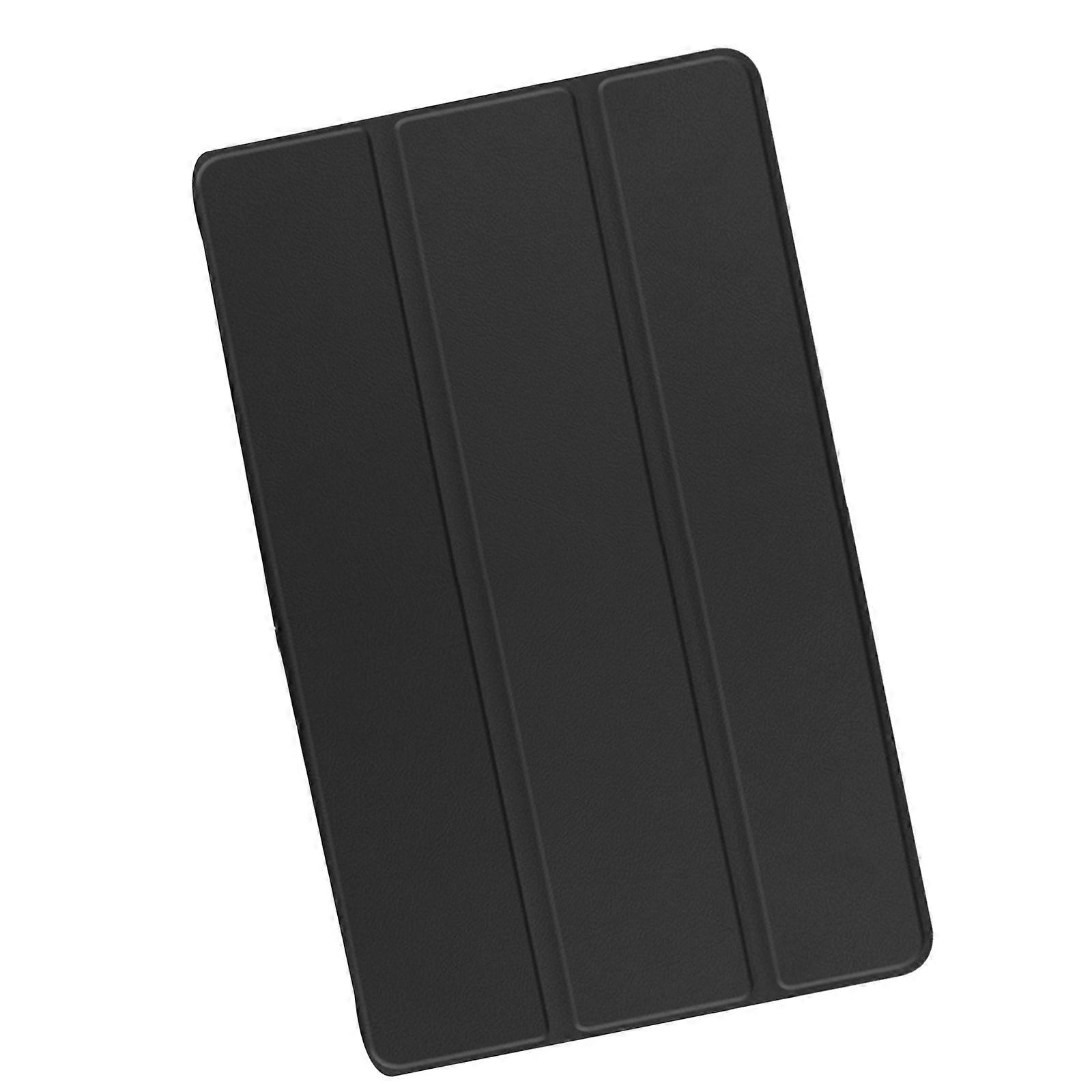 Leather Case Protective Tablet PC Cover Case for Pad 8.7in 2024 Protective Case Wake on Open Sleep on Close  Black