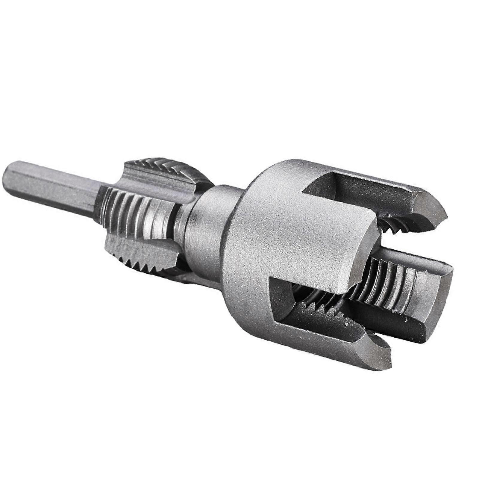 Pipe Threading Tool, PVC Pipe Threader 1/2'' 3/4'' Internal & External Pipe Threading Tool for Water Plumbing Multicolor