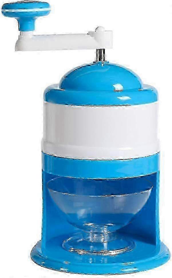 Home use simple shaved ice machine manual ice crusher suitable for cocktails, smoothies and iced coffee handheld ice crusher--
