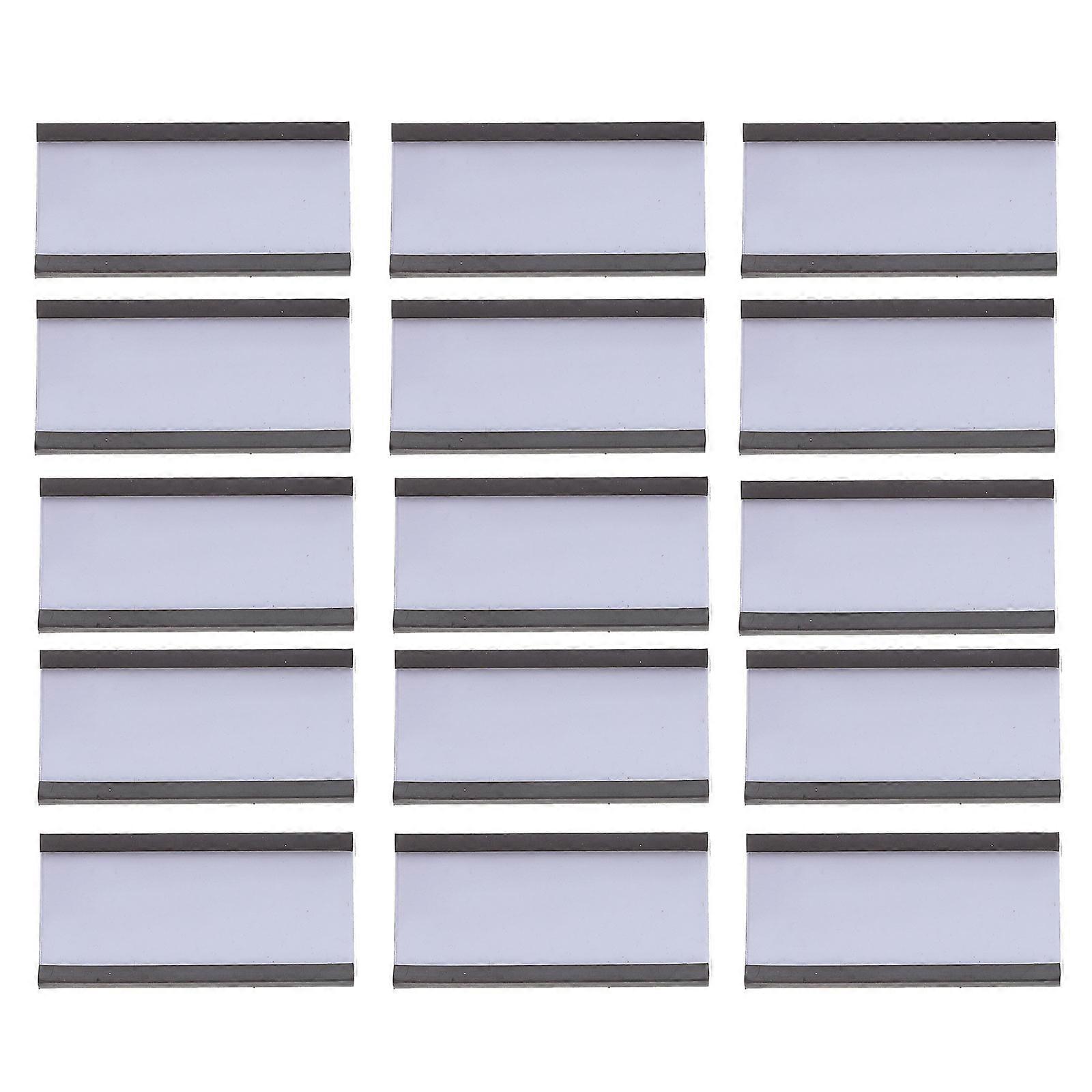 50pcs Magnetic Label Holders C Channel Label Holders Practical Price Sign Holders