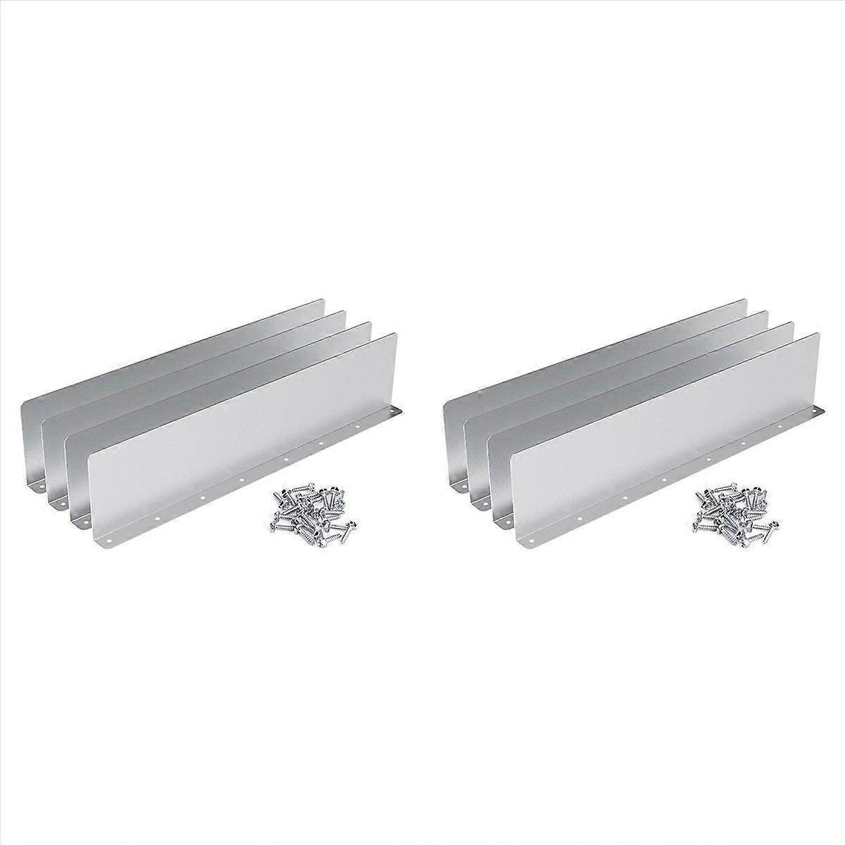 8Pcs Gutter Valley Splash Guard,Rainwater Valley Gutter Splash Guard, Rain Drip Gutter Guard for Shi