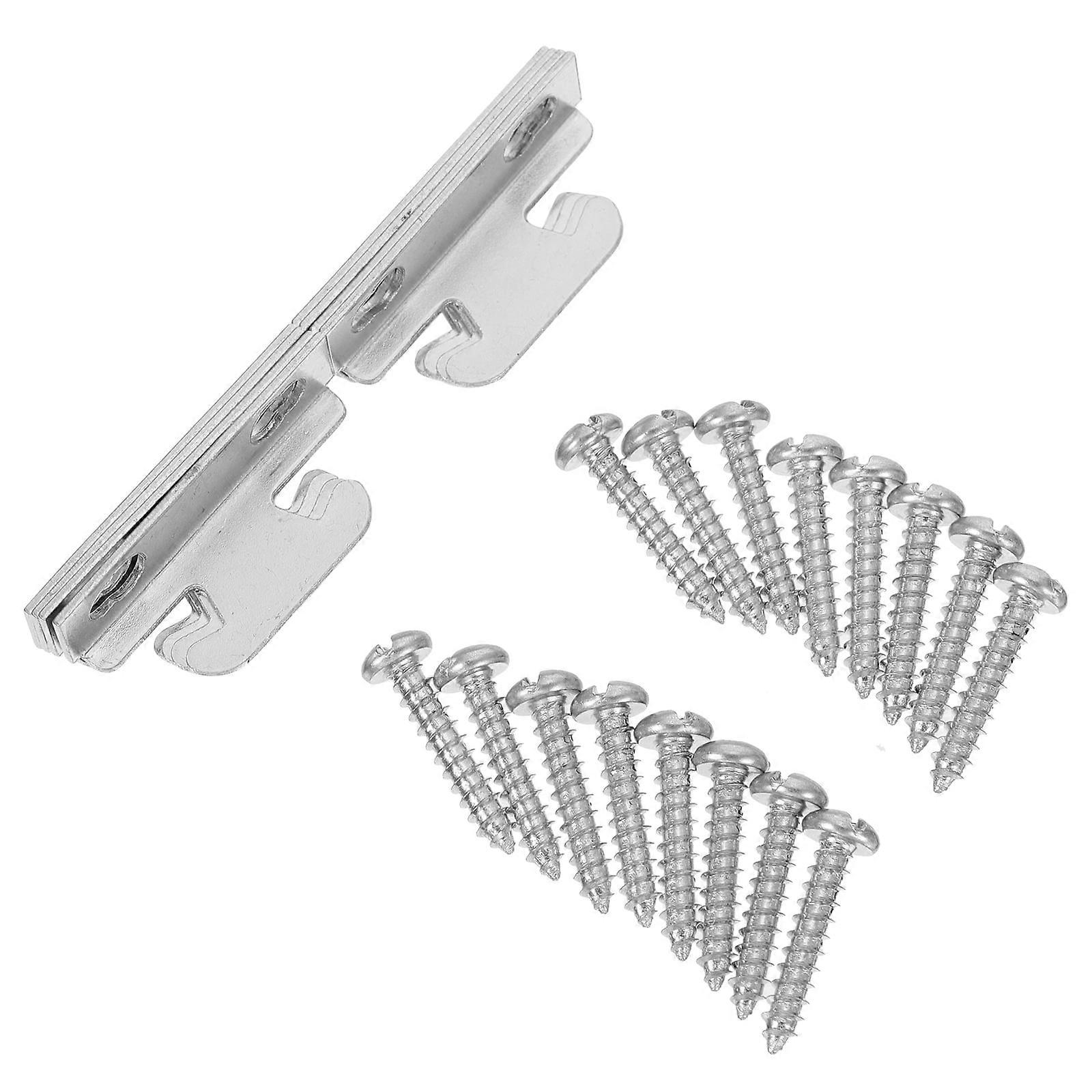 Boom Stand Bracket Curtain Rod Holder Hooks Socket Rails End Supports Flange 4 Sets