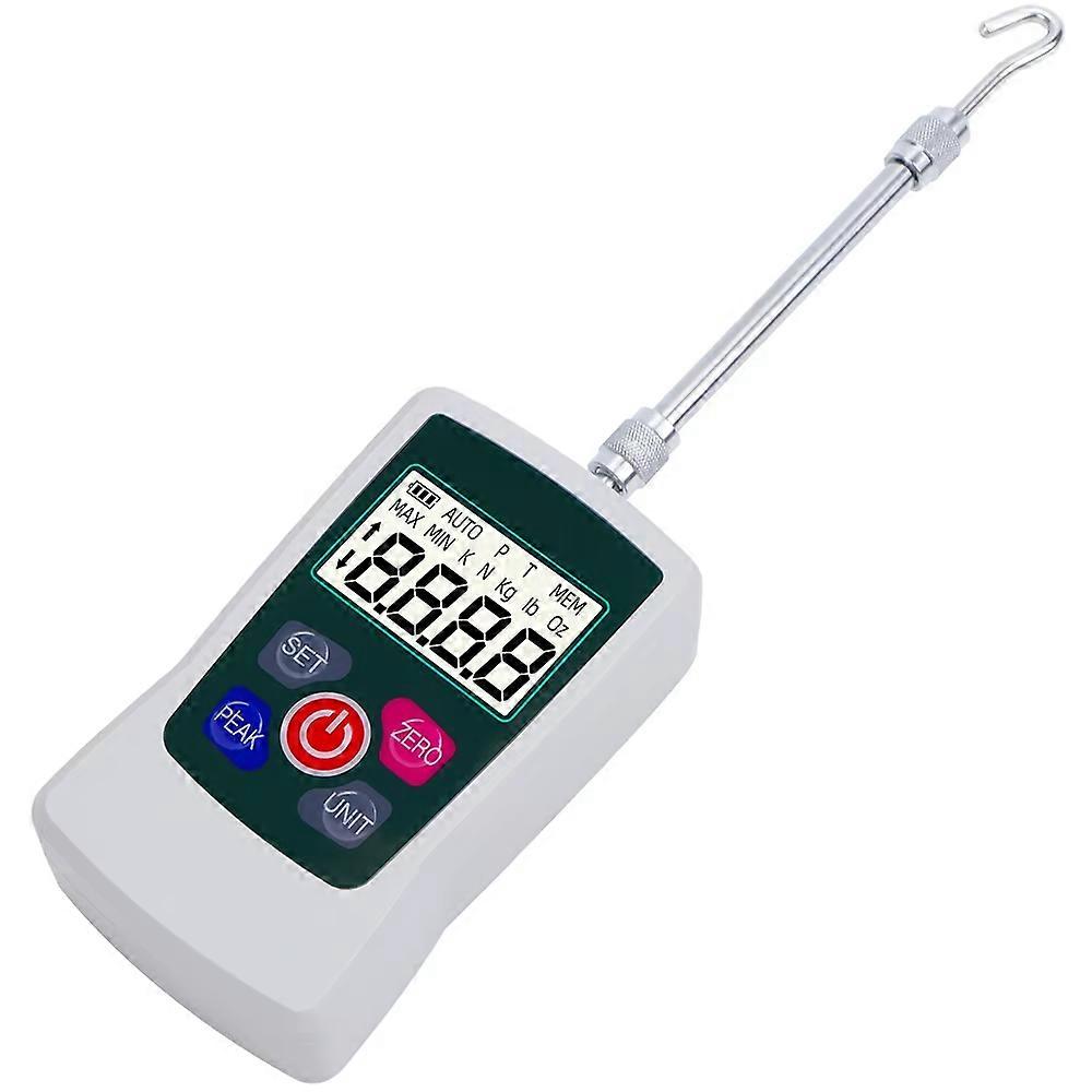 500N LCD Electronic Dynamometer Digital Display Push-pull Force Meter Digital Dynamometer Force Gauge Portable Pull Tester