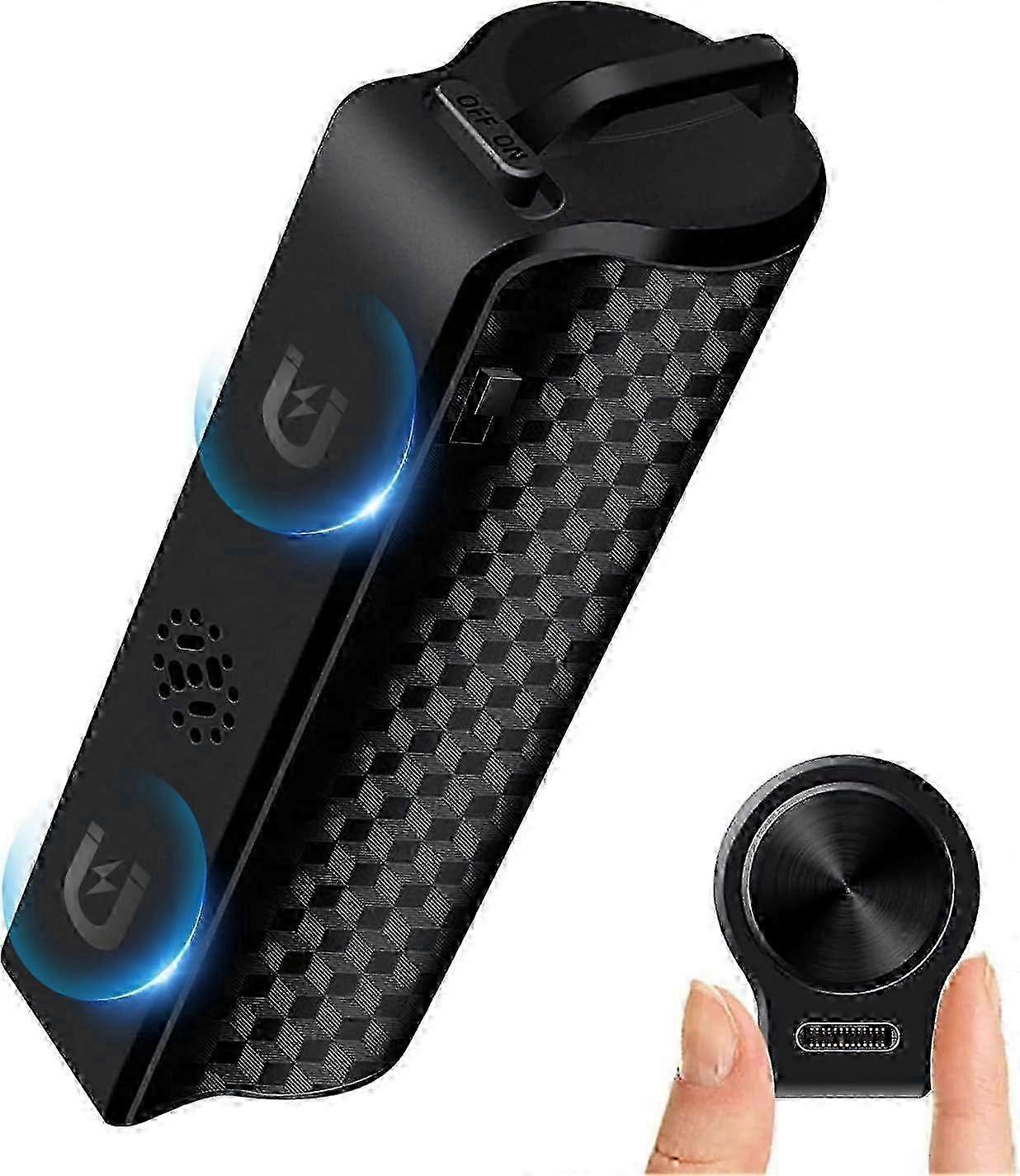 Magnetic Voice Recorder,Digital Voice Activated Recorder with Playback-128GB(Black) 25-26