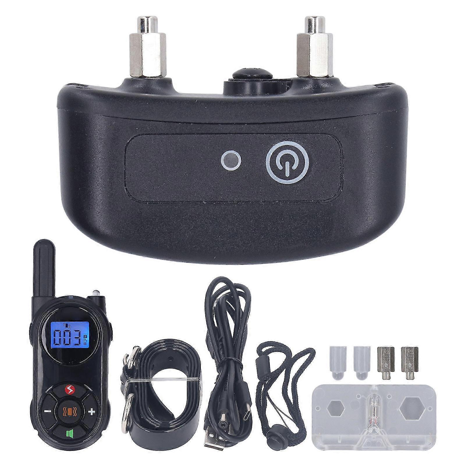 Remote-Controlled Waterproof Dog Training Collar with Beep & Vibration, 300m Range