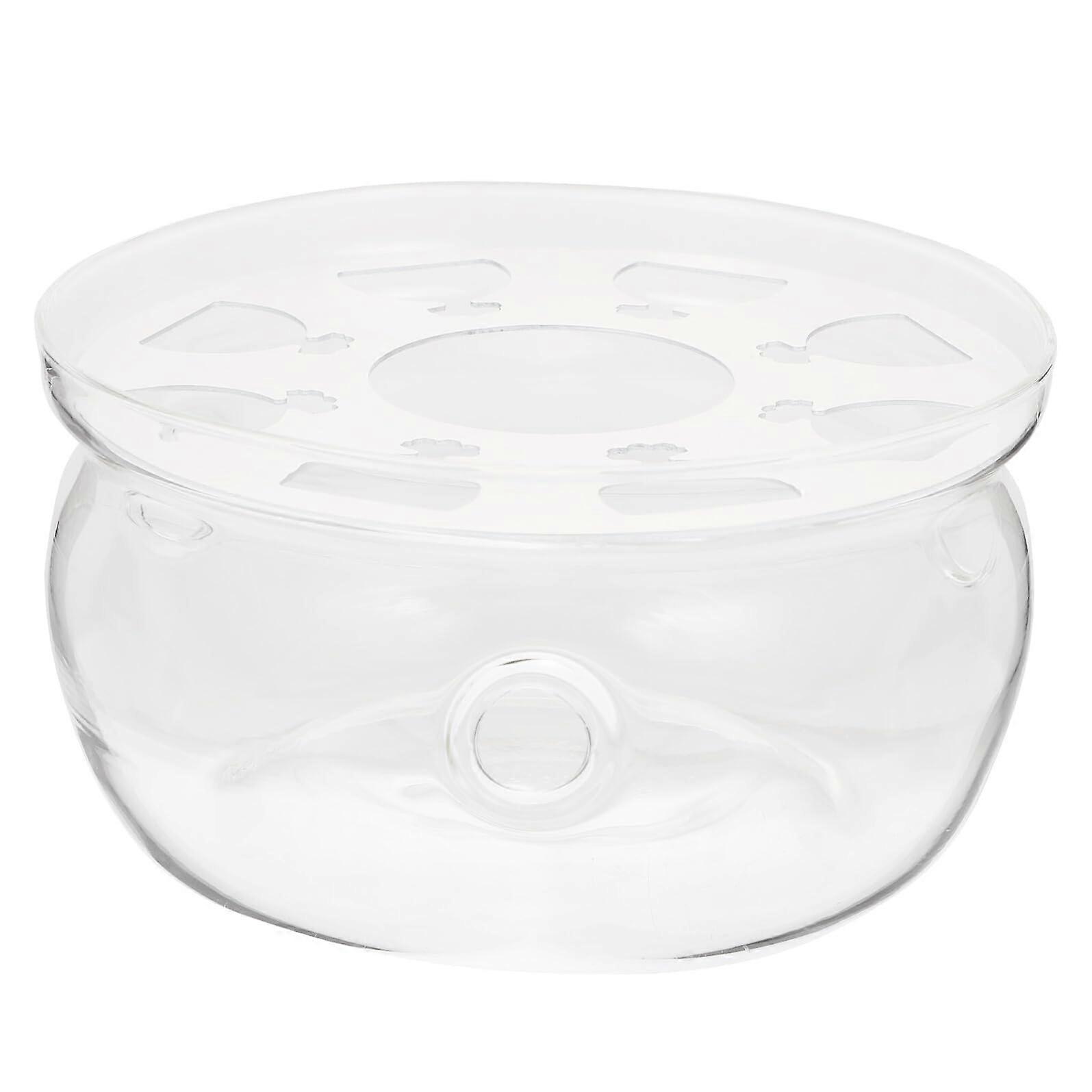 Glass Teapot Warmer Set with HeatResistant Round Base for LongLasting Heat Retention at Home or Office