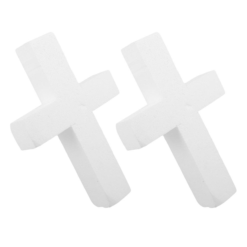 DIY Foam Cross Craft Supplies For First Communion Events In Beautiful Unfinished Style 2Pcs