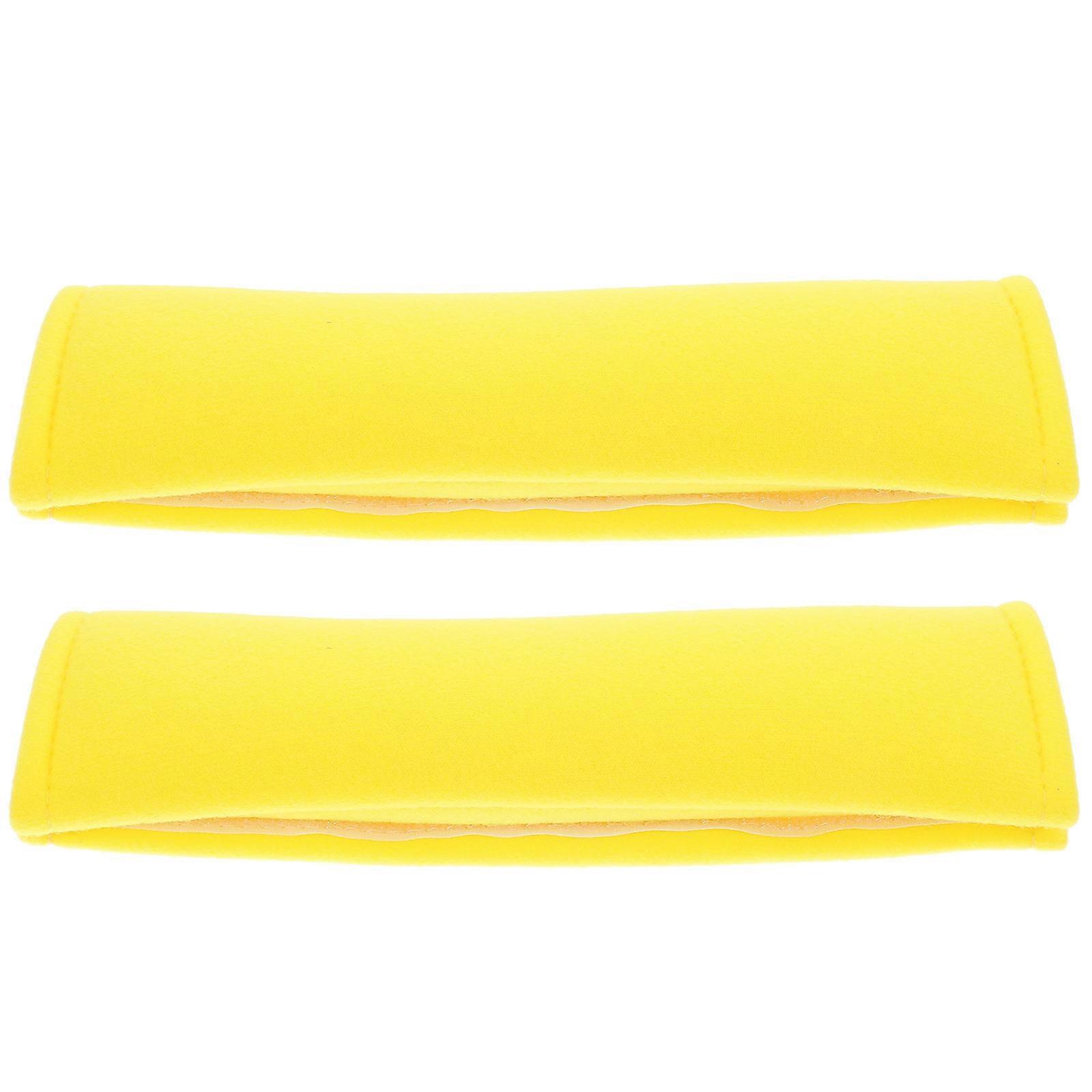 Yellow Shoulder Pad Cover for Comfortable Driving