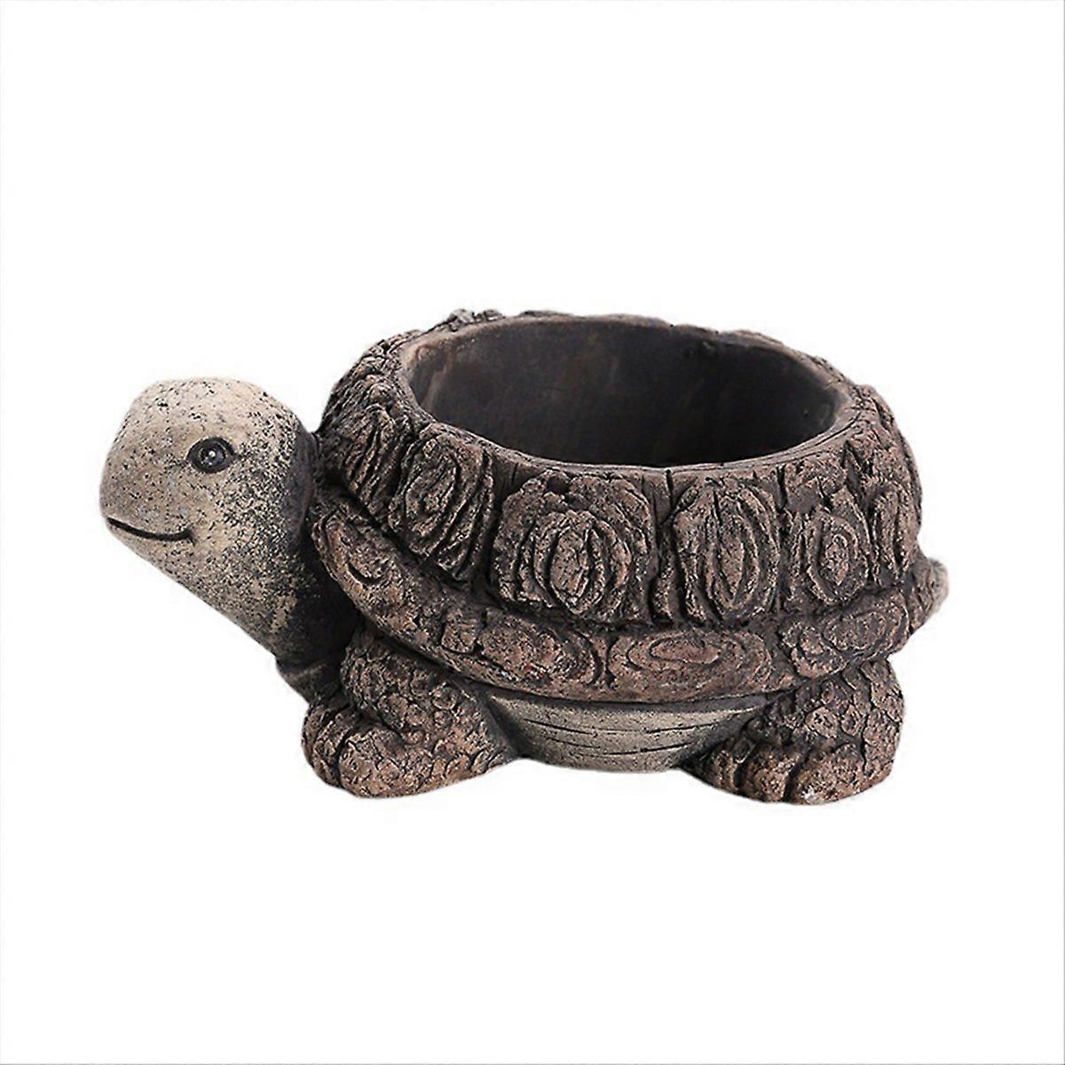 Bloempot Mini Hars Plant Pot voor Office Desktop Turtle