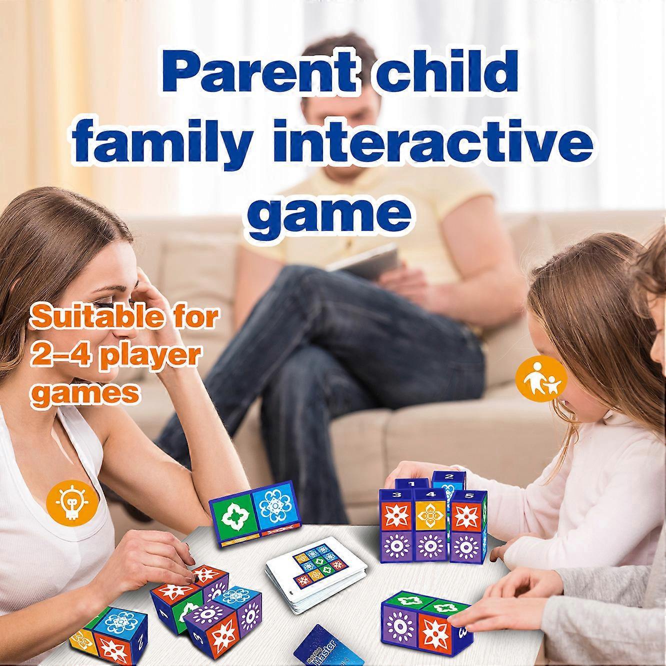 Block Puzzle Board Game Family Matching Game for Party