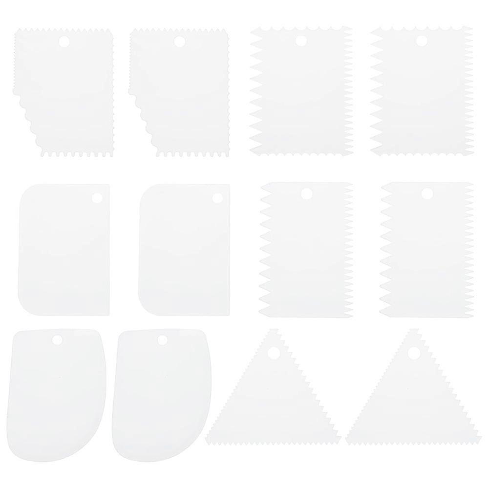 12 Pcs Plastic Clay, 2 Set Pottery Tools Soft Carving Scraper Kit Clay Sculpting Tools for Beginners Pottery Modeling A