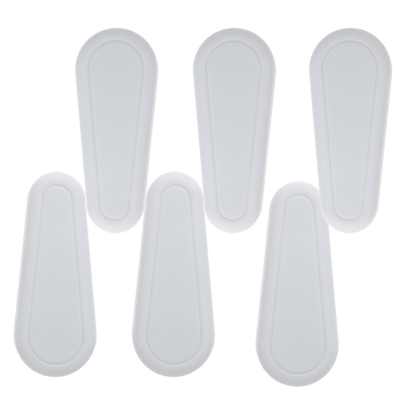 Cordless Blinds Handle 6Pcs Vertical Blind Cord Holder Practical Replacement Accessories For Daily Use In White ABS