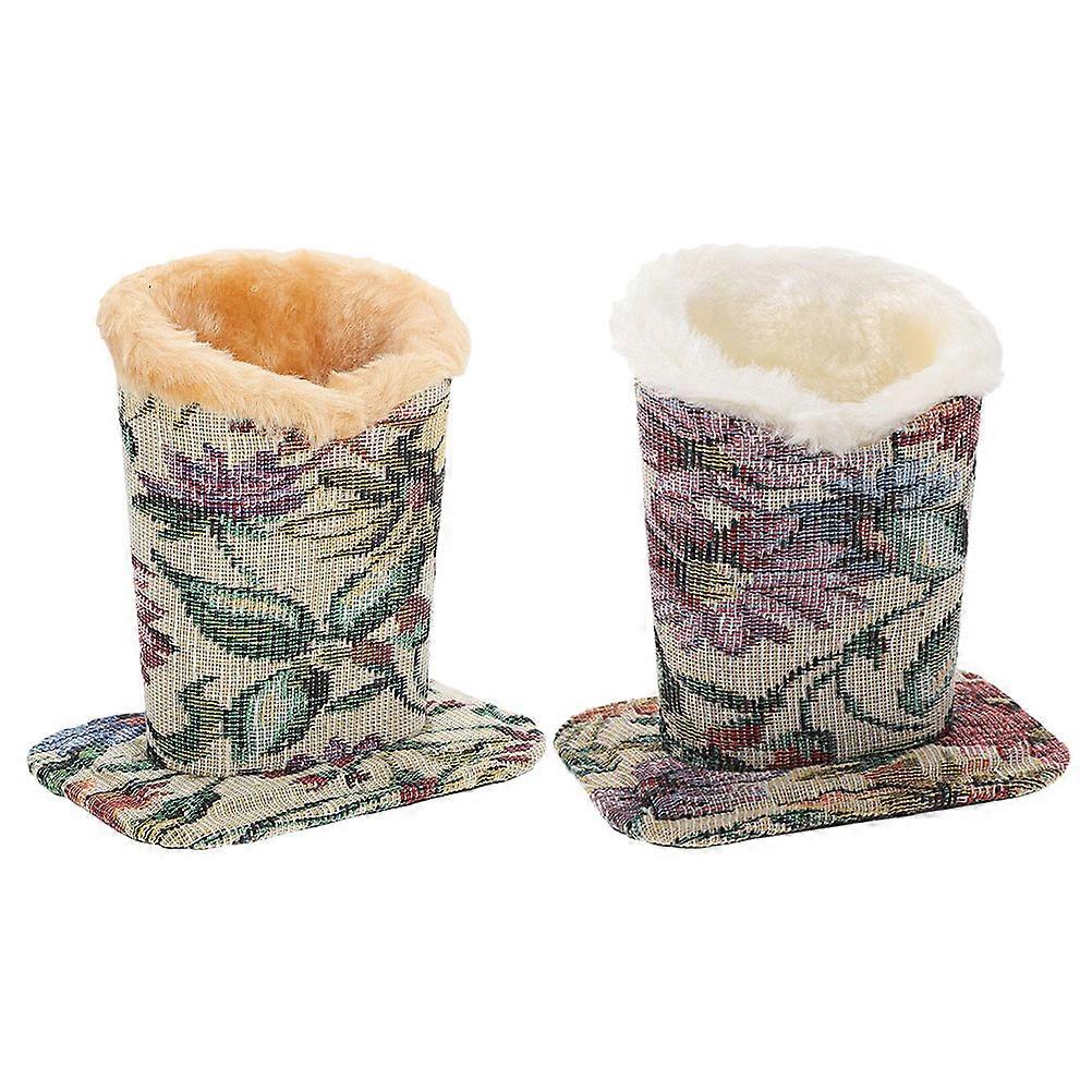 Eyeglass Holder Stand Plush Fabric for Storage 8Pcs Assorted Color