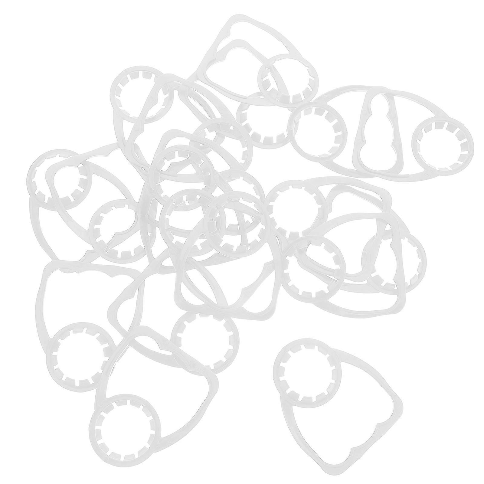 100 Pack Beverage Bottle Grab Handle For 1-2l Soft Drink Bottles Easy Install Remove Material