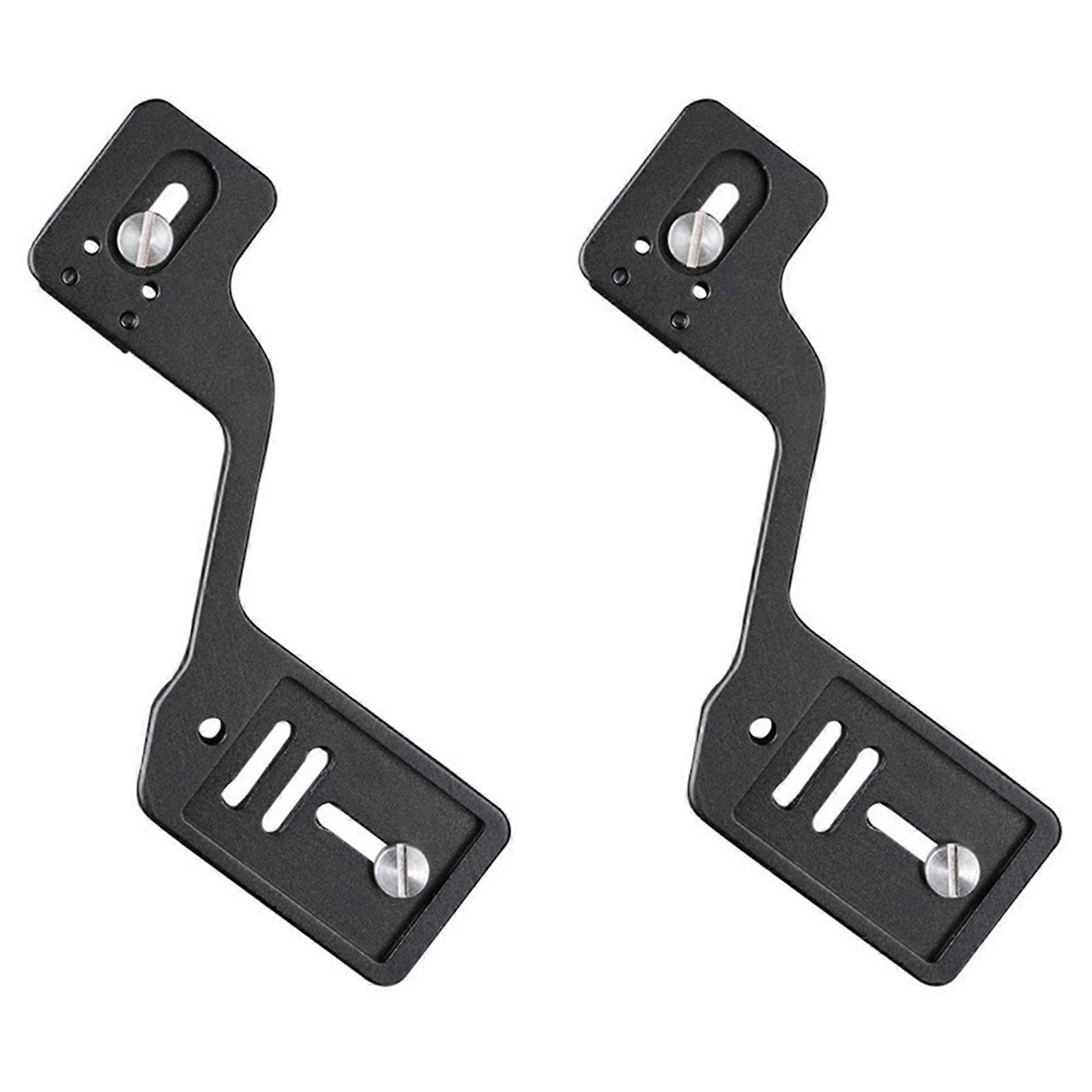 2X Manbily Vertical Flash Bracket Professional Multi-Functional Portable Convenient MBL-FB Professional Flash Bracket