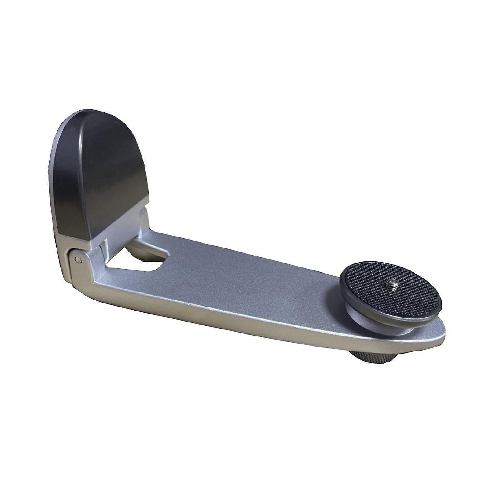 Wall Mount Bracket Holder for Projectors, Adjustable Angles, Aluminum Alloy, Silver Gray Organizer Rack