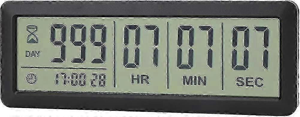 Digital Countdown Days Timer Clock - 999 Days Count Down Clock Timer For Vacation Retireme