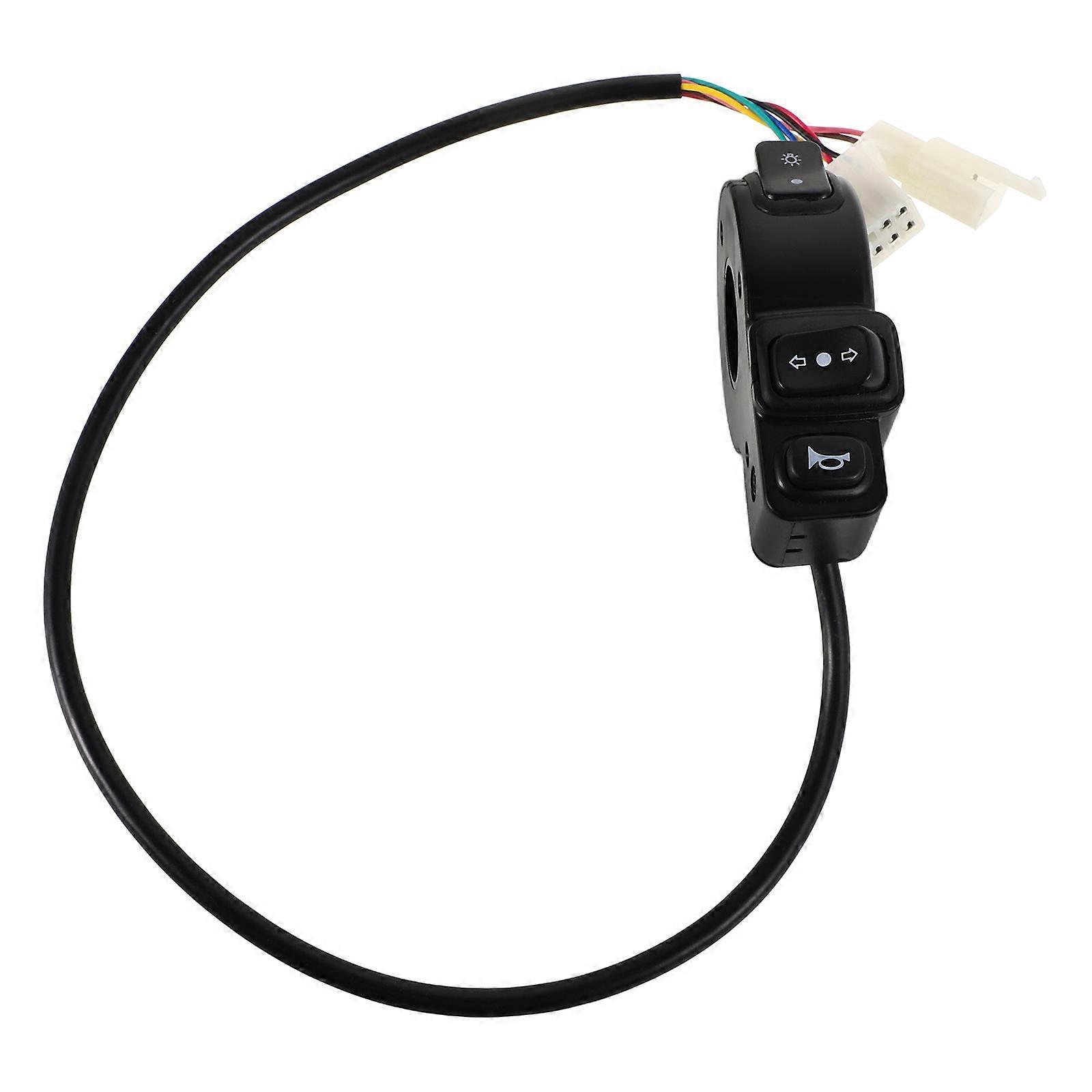 Motorcycle Horn Switch Combination Switch for Handlebar Controls 3-in-1