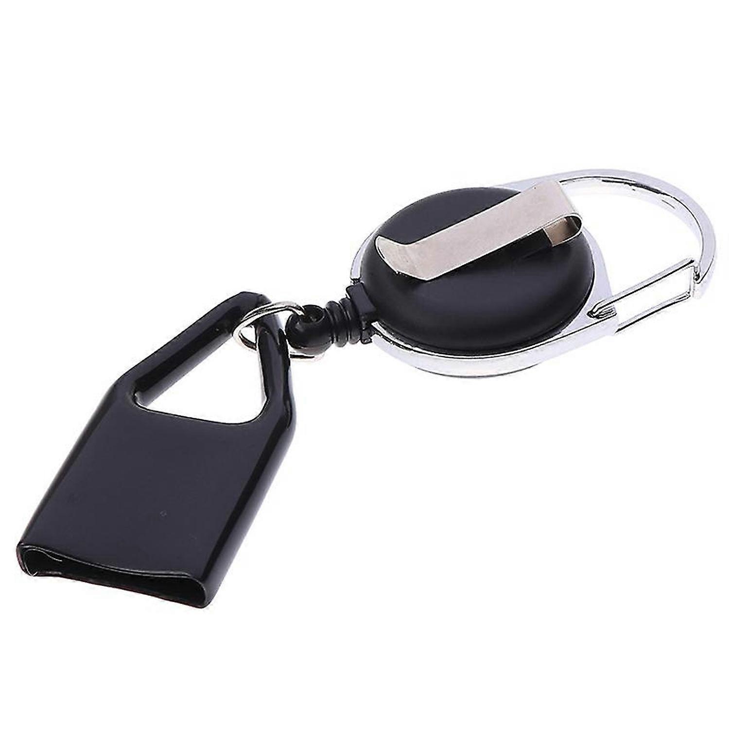 Lighter Leash Safe Stash Clip Case Retractable Keychain Lighter Holder