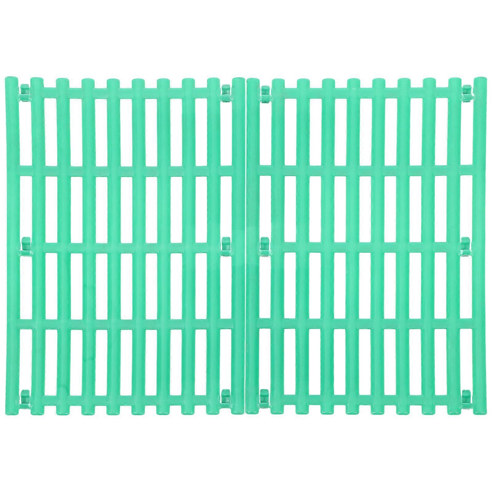 Rabbit Mat Non-Slip Floor Pad for 2Pcs Small Animal Cage Use