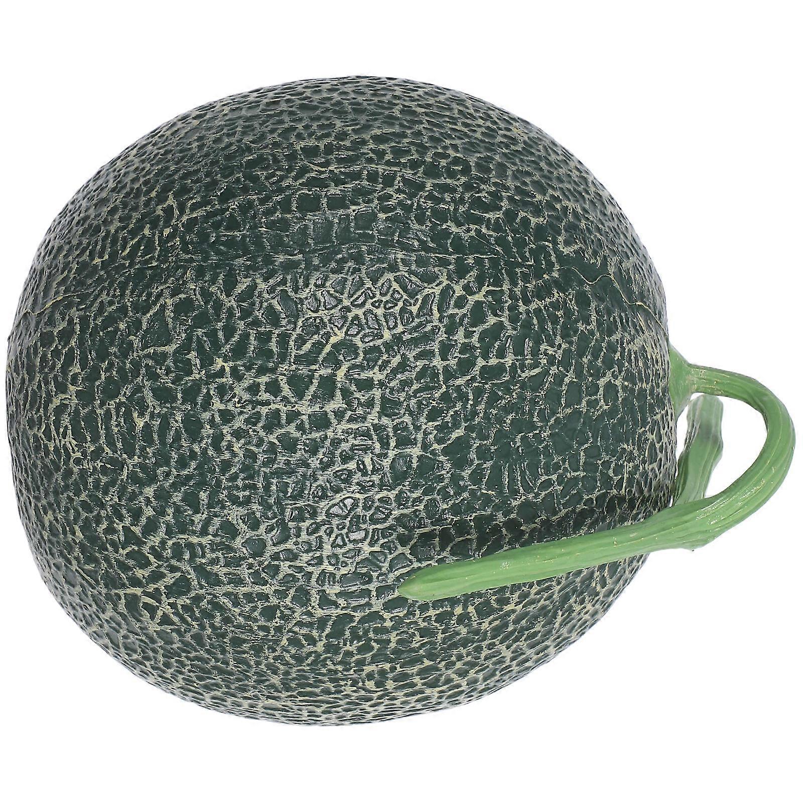 Simulation Fruit Model Artificial Cantaloupe for Decor Plastic Model