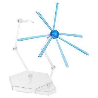 Suporte para figuras de ação, efeitos de exibição, azul, 1 conjunto.
