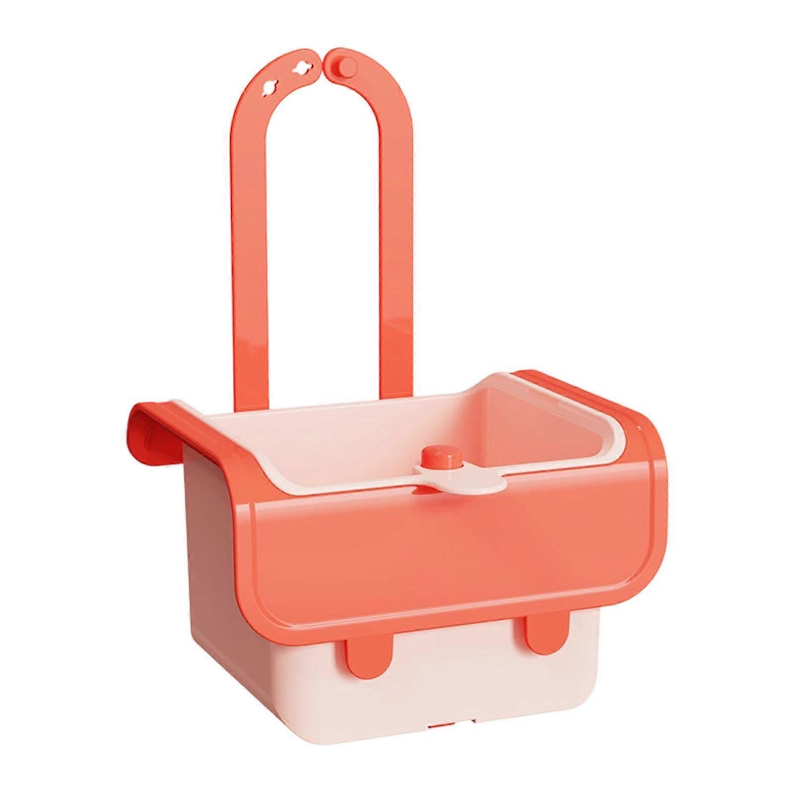 Touchless Kitchen Sink Strainer Basket with Faucet Mounted Auto Release, Space Saving for Small Kitchens