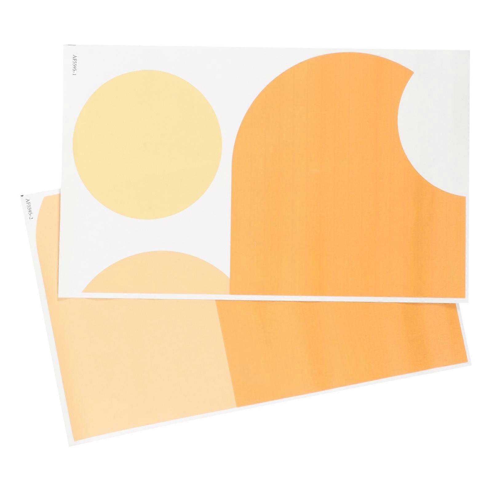 Modern Wall Decal Decoration For Bedroom Kitchen Study Room Rectangular Wall Art 74.60X30.00X0.10CM Multi 4 Sets