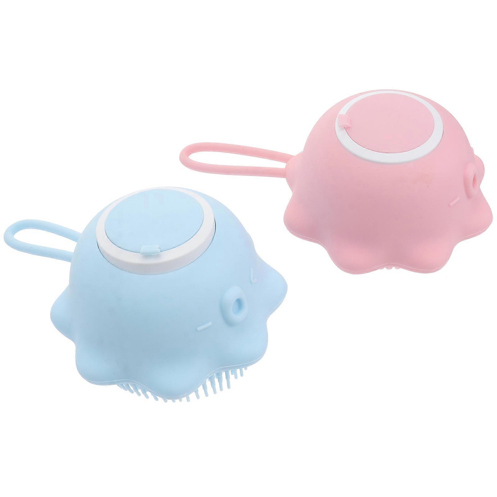 Compact Baby Bath Brush Practical Tools for Bath 6Pcs Comfortable Use