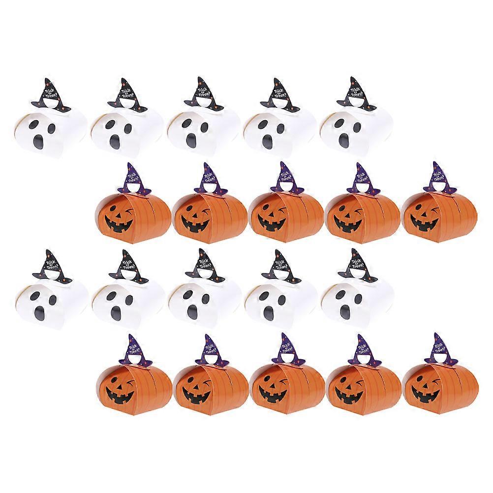 Creative Halloween Candy Boxes Handheld Paper Box for Storage 150Pcs