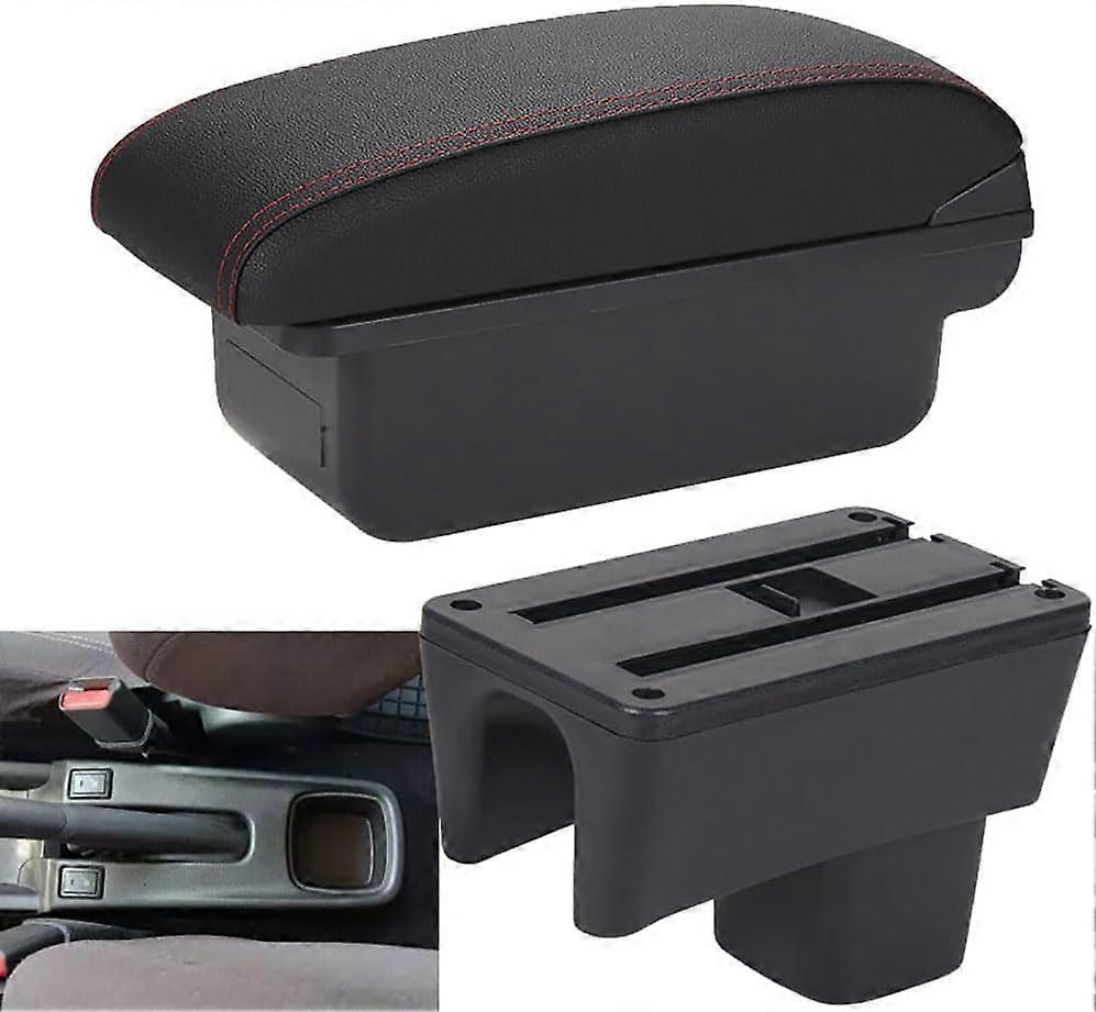 Armrest Box for Suzuki Swift 20052023 PU Leather Adjustable Double Layer Car Center Console Storage