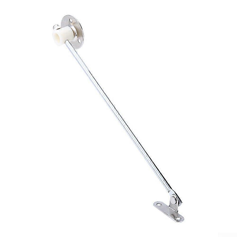 230mm Cabinet Door Support Hinges with Controlled Lift and Triangular Design, Silver Iron