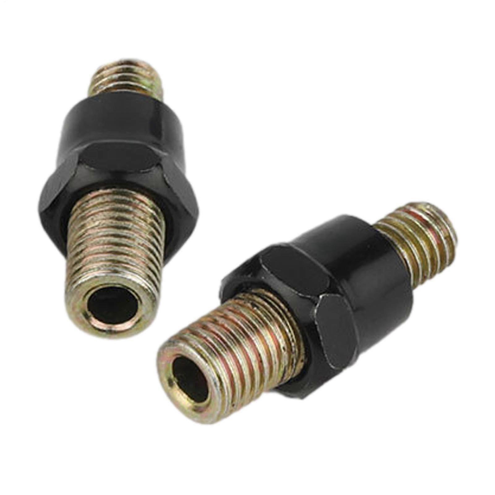 Motorcycle Mirror Mounting Screws Adjustable DoubleHead Extender RustResistant Easy Install