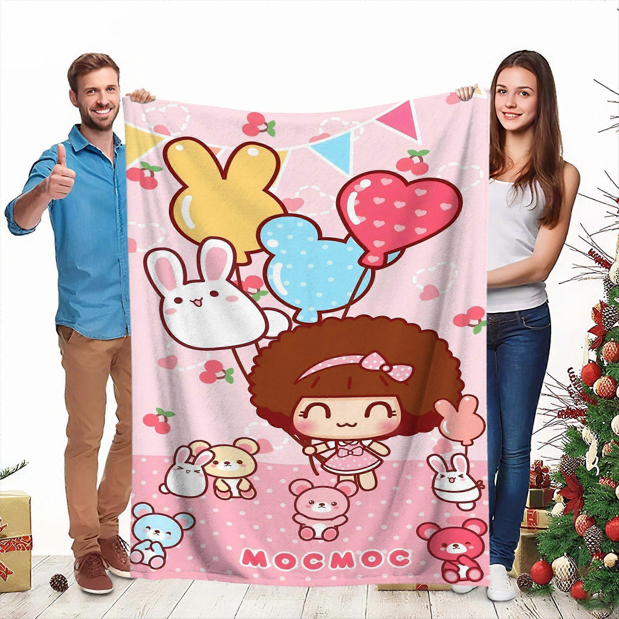 Mocmoc Anime Themed Blanket Suitable for Sofa Bed