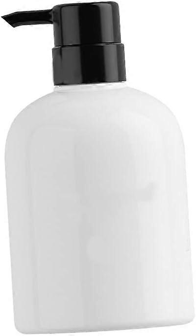 White Plastic Pump Soap and Shampoo Dispenser Bottle with LeakResistant Easy Refill Design