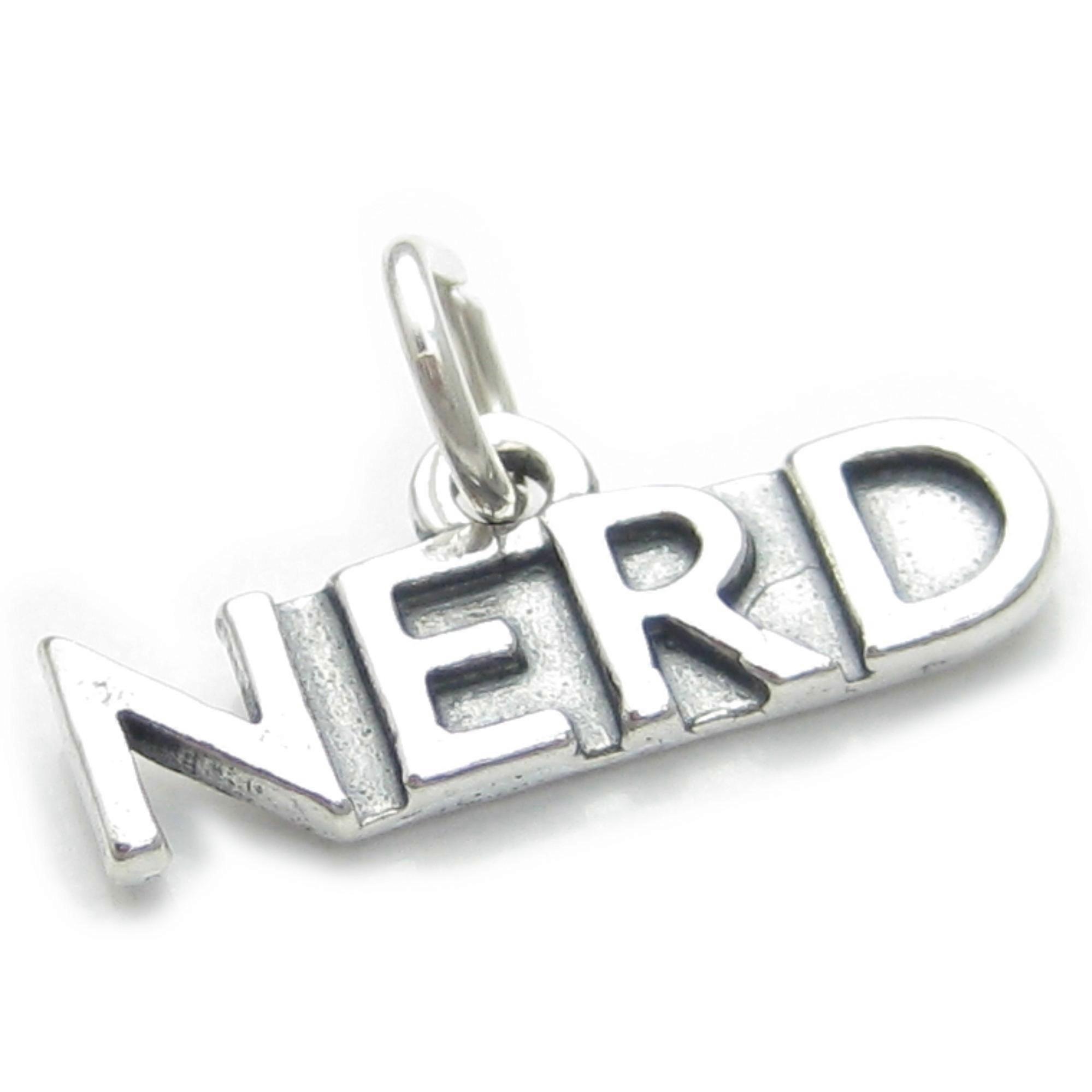 Nerd sterling silver charm .925 x 1 Nerds charms