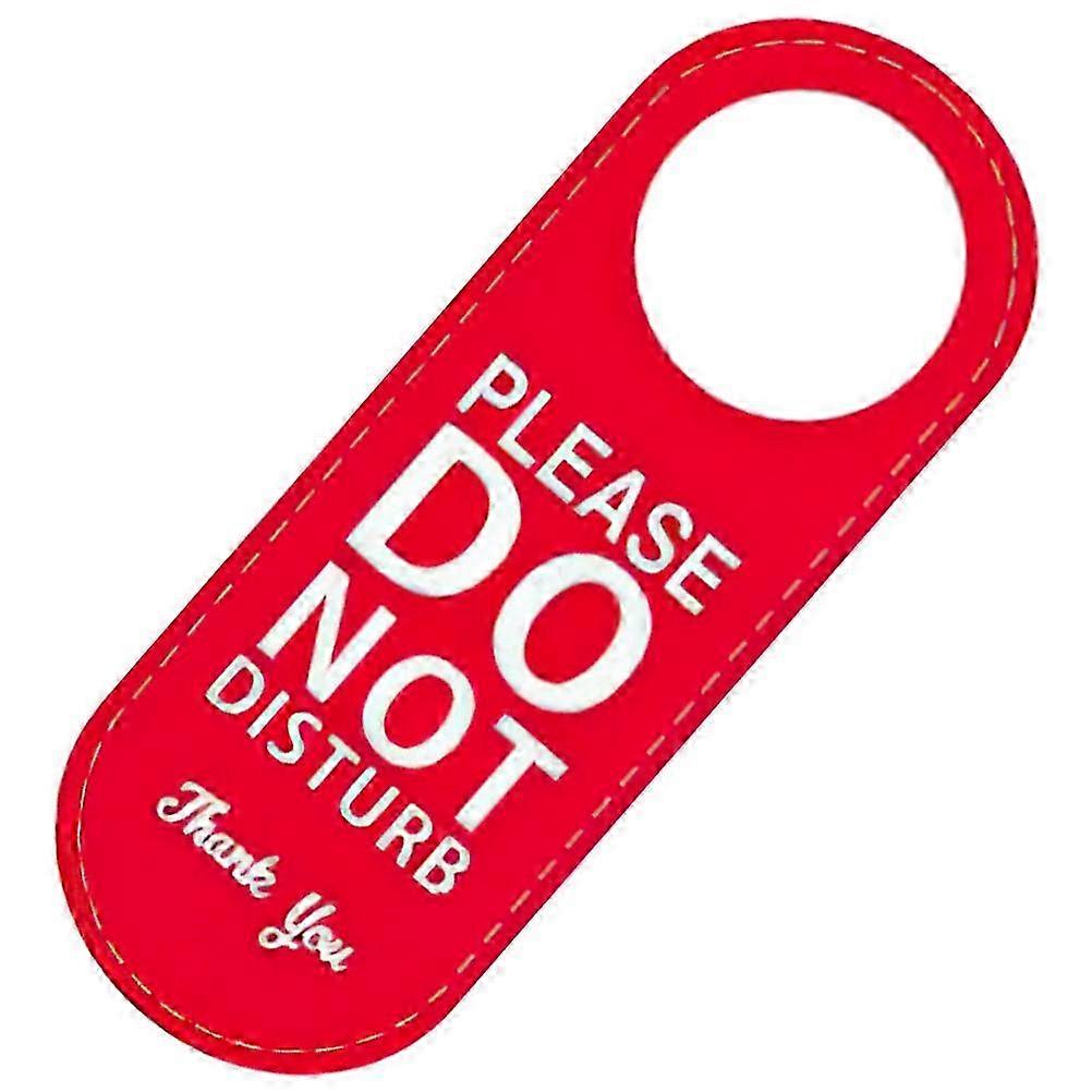 Reversible Do Not Disturb Sign For Meeting And Working Spaces Rectangular Design 22.5x8.5cm 1Pack